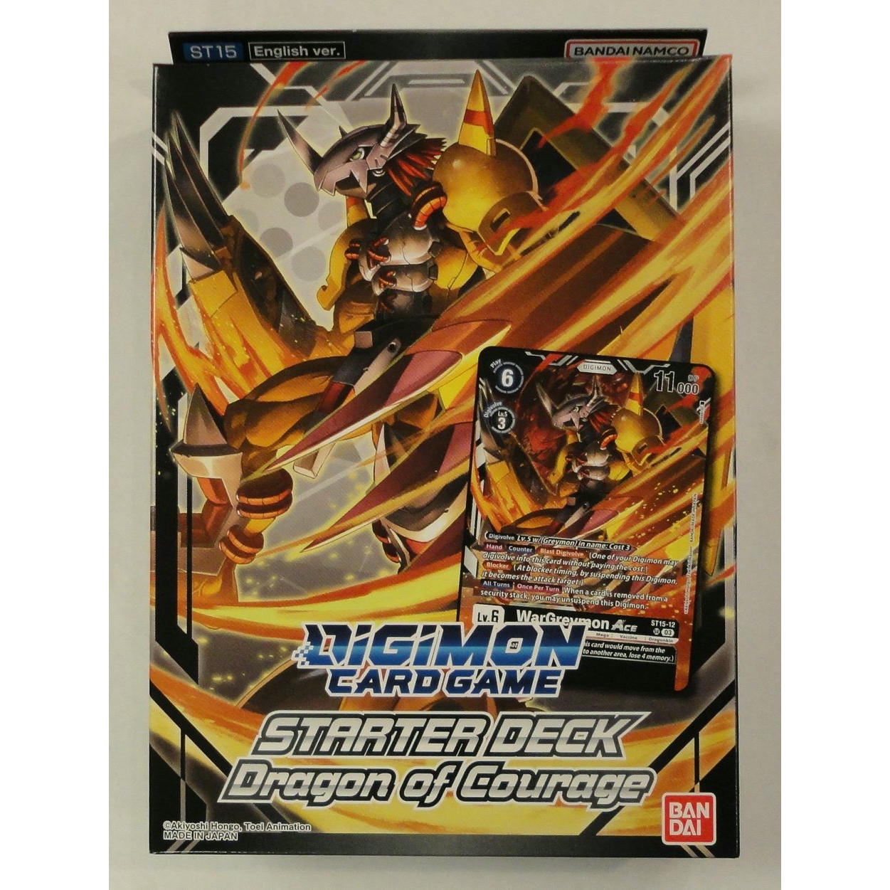 Image of Digimon Trading Card Game Dragon of Courage ST15 Starter Deck BAN2691390-S