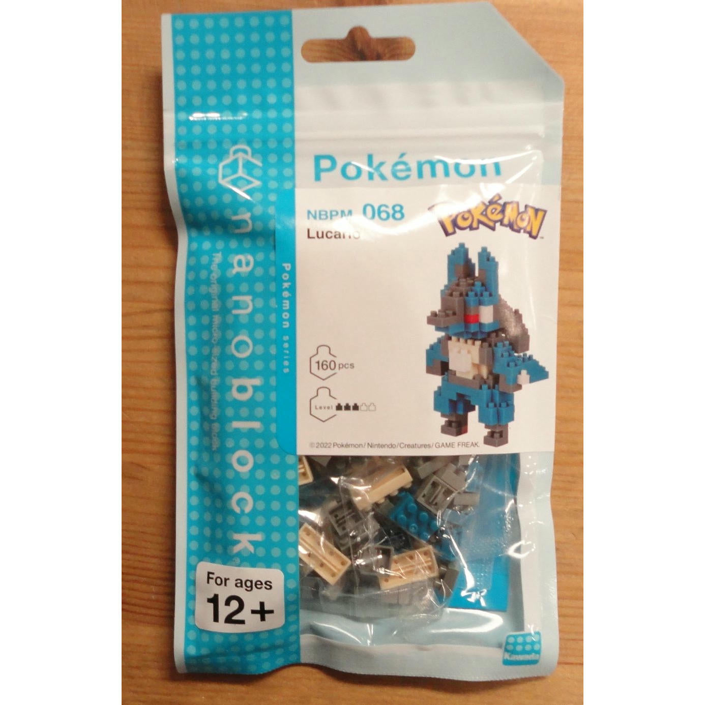 Image of Kawada Pokemon Lucario Nanoblocks Kit BNT21918