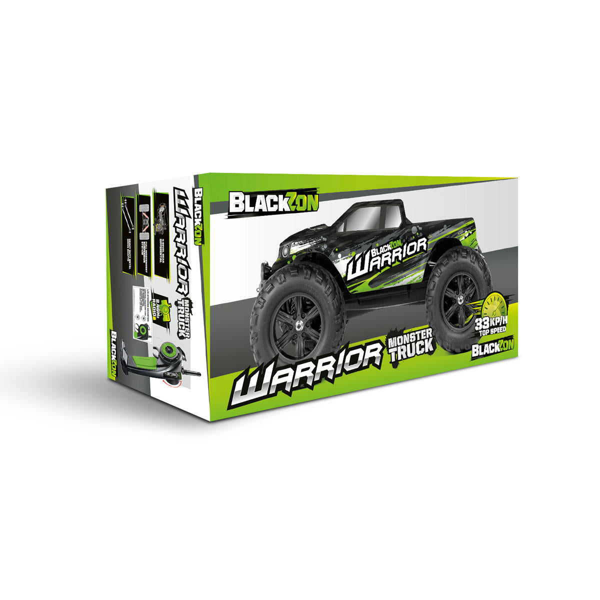 Image of BlackZonWarrior 4x4 1/12th Scale RTR Monster Truck BZN540075