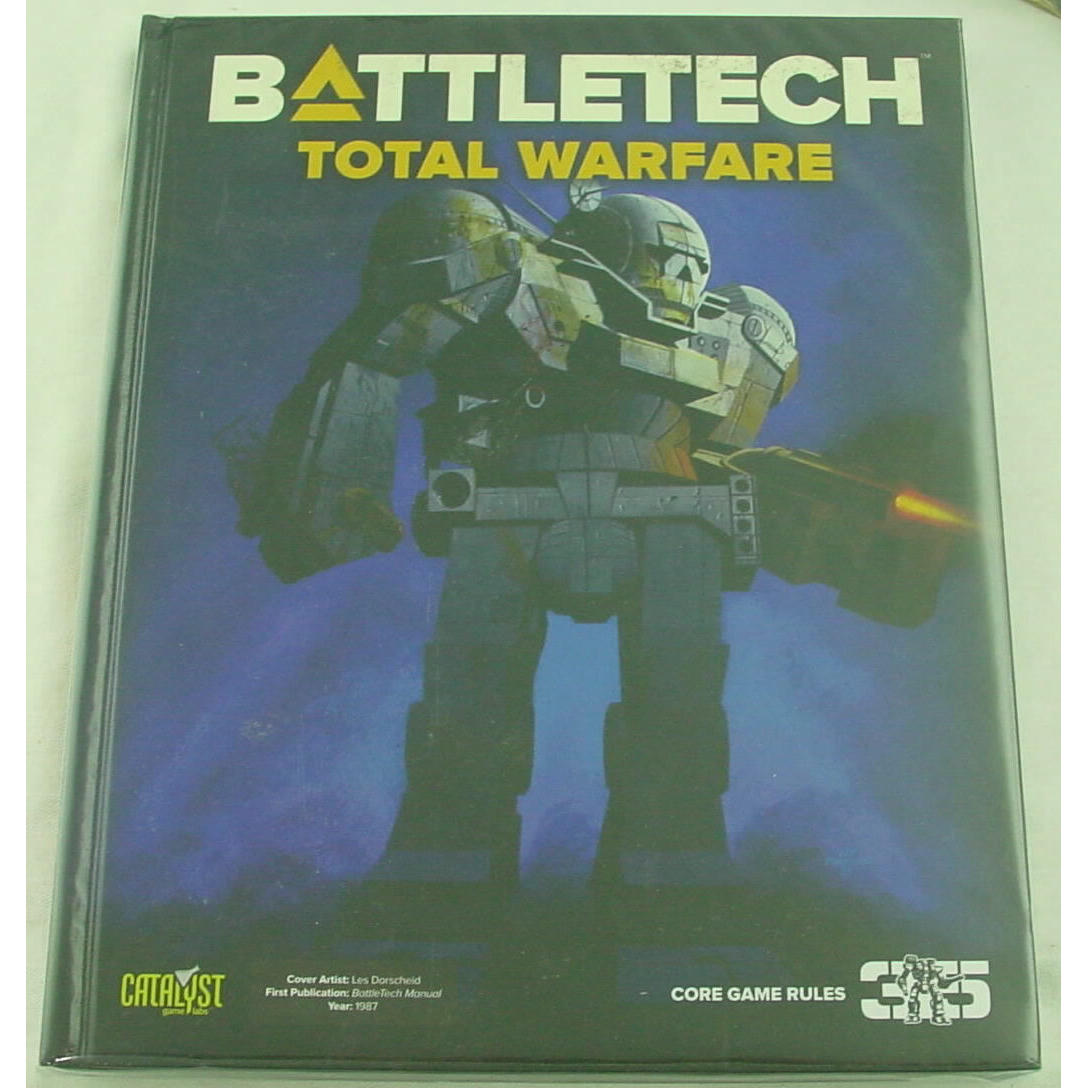 Image of Battletech Miniatures Game: Total Warfare Rulebook by Catalyst Game Labs 35001