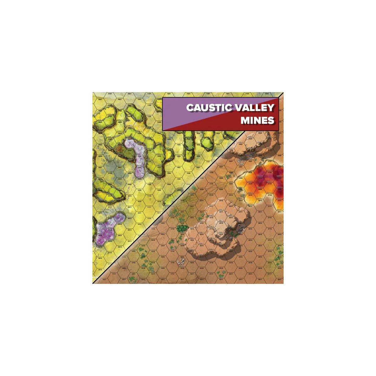 Catalyst Game Labs BattleTech Alien Worlds Battlemat: Caustic