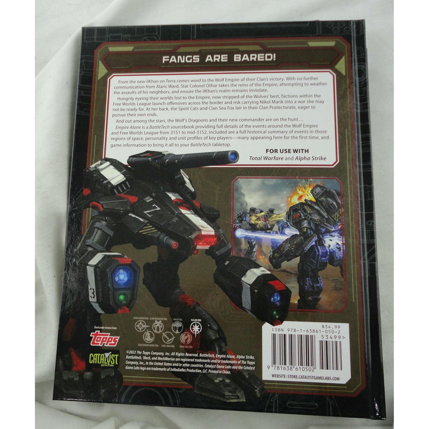 Image of BattleTech: Empire Alone Wolf Empire/Free Worlds League Sourcebook CAT35903