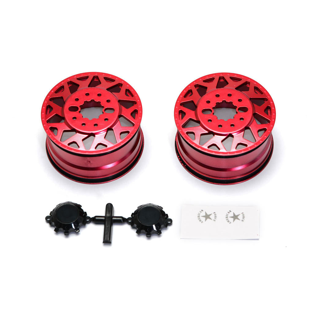Image of American Force H01 CONTRA Wheel (Red, with Black Cap)