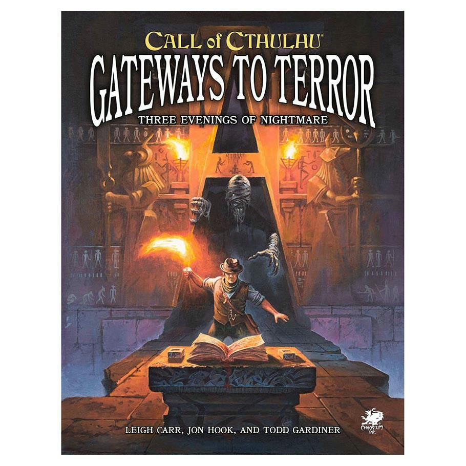 Image of Call of Cthulhu RPG: Gateways to Terror Adventure (Softcover) CHA23140 Chaosium