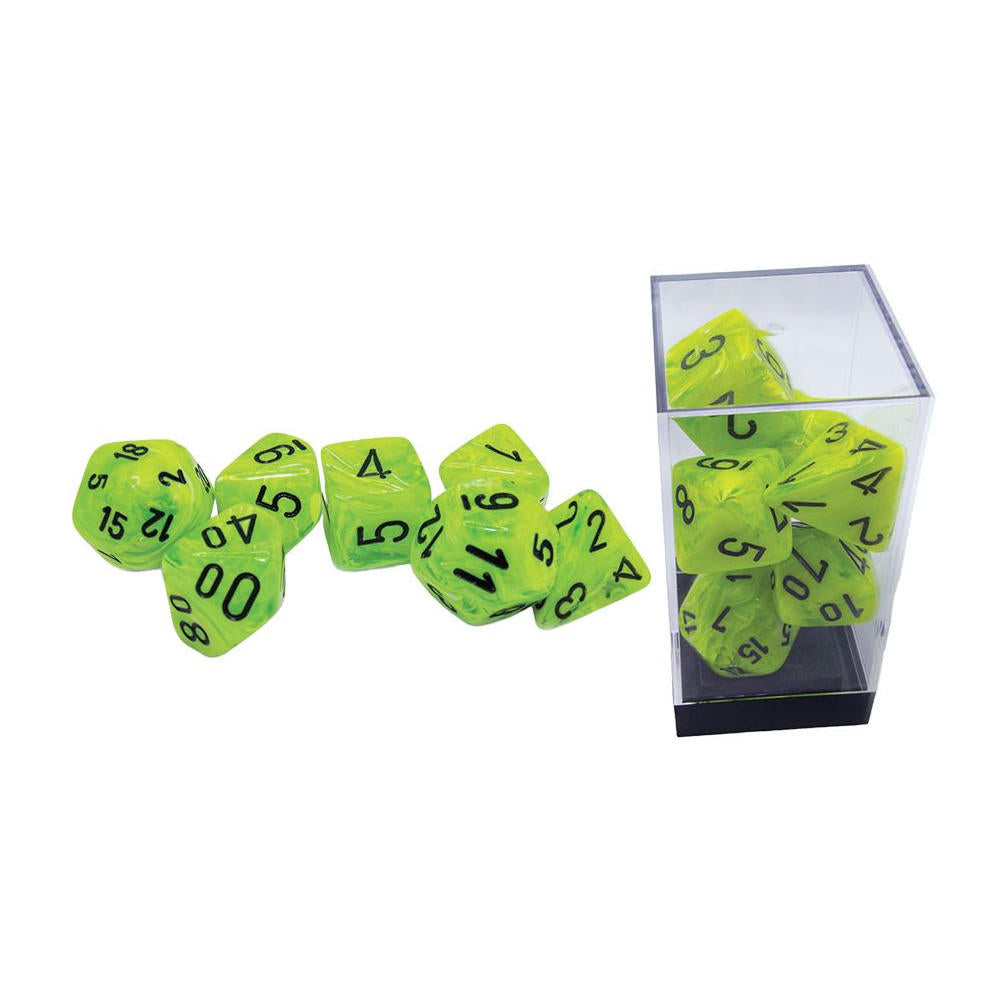 Chessex Vortex Green Mega-Hedral RPG 7-Dice Set (D20/12/10/%/8/6/4)