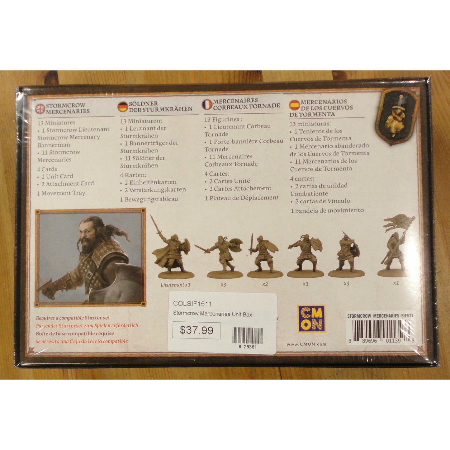 Image of A Song of Fire & Ice Miniatures Game: Stormcrow Mercenaries Expansion Multi-Lang