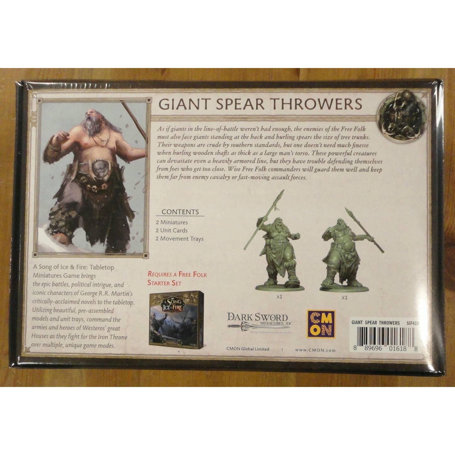 Image of A Song of Fire & Ice Miniatures Game: Free Folk Giant Spear Thrower SIF418