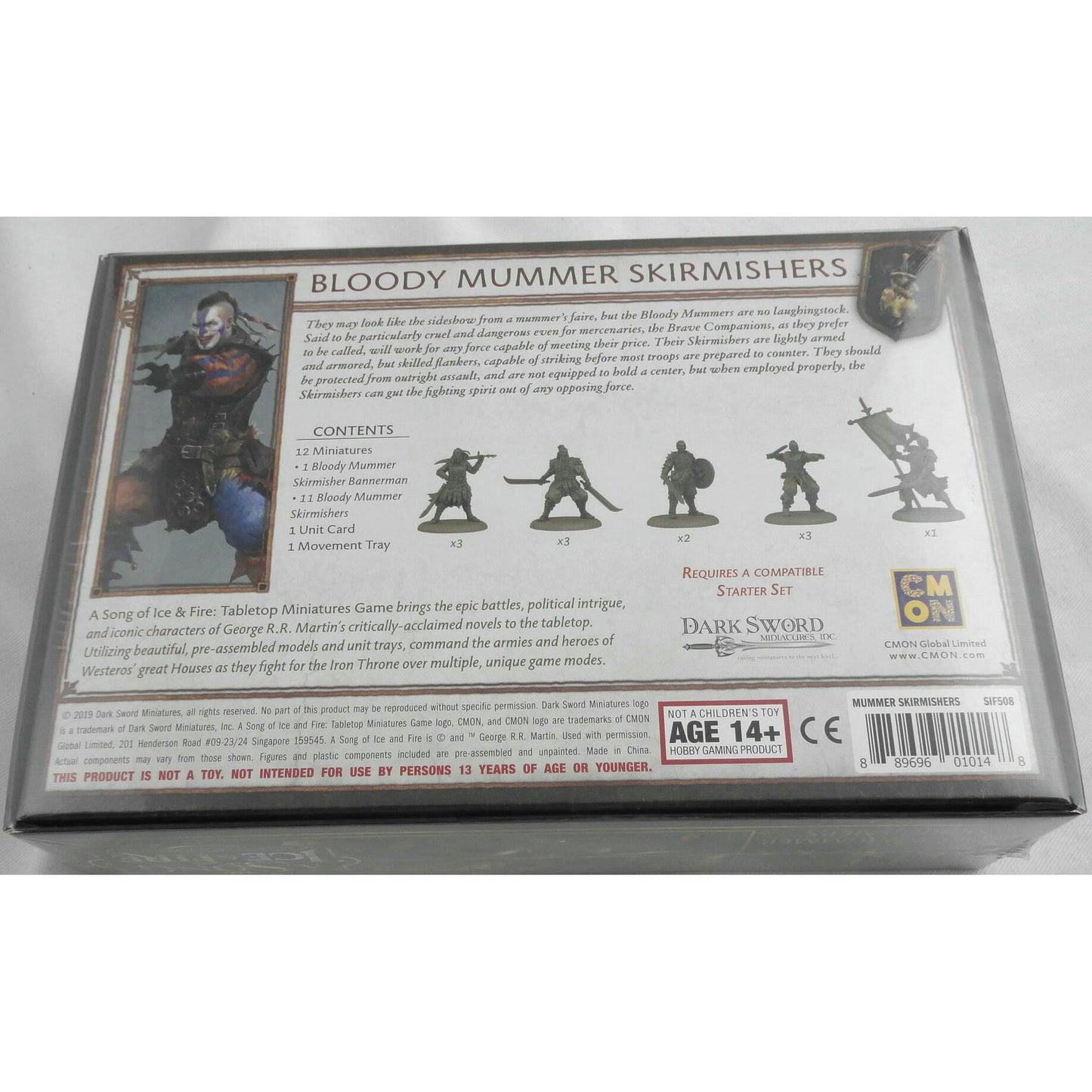 Image of A Song of Fire & Ice Miniatures Game: Bloody Mummers Skirmishers Expansion Set