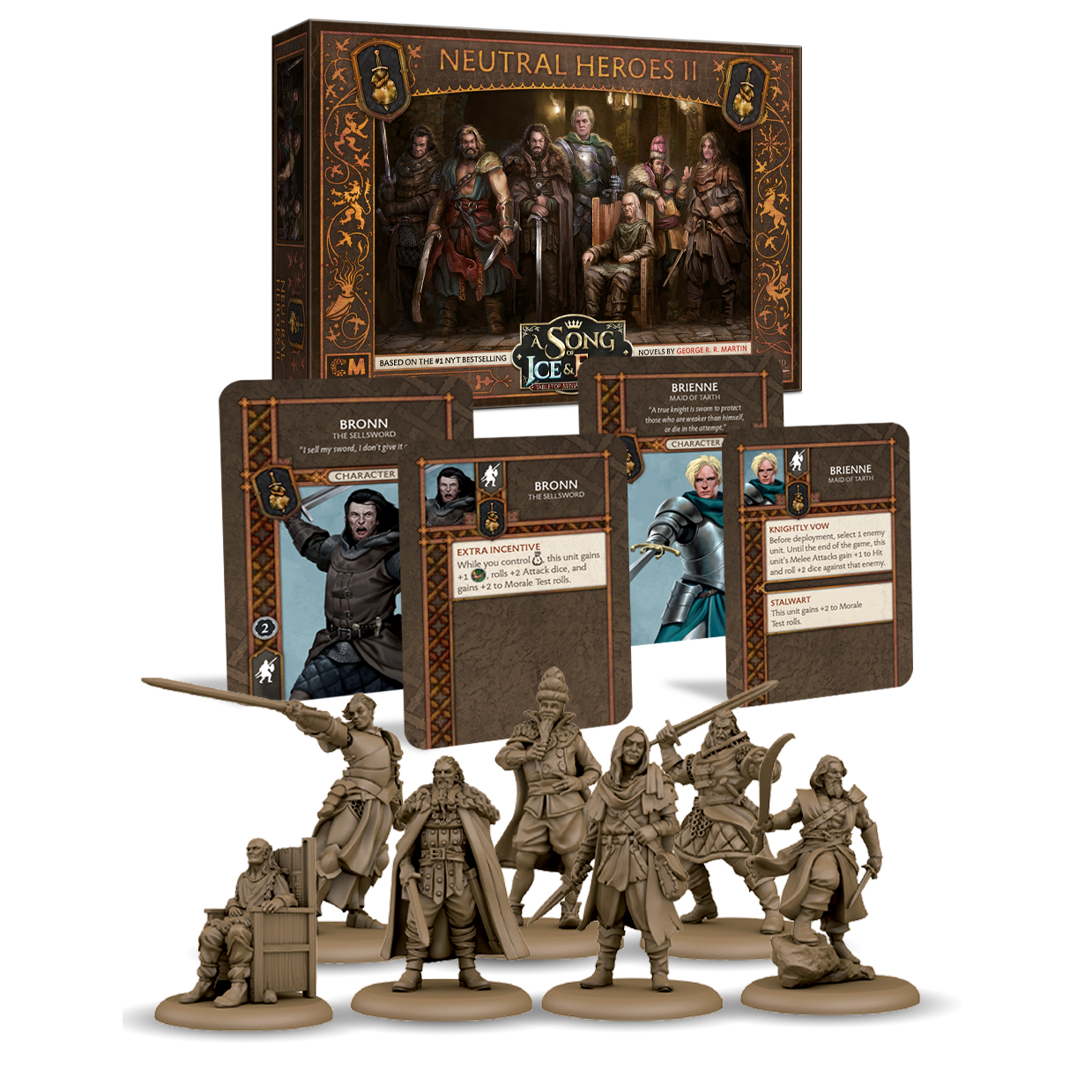 Image of A Song of Fire & Ice Miniatures Game: Neutral Heroes II Expansion COLSIF510 #2