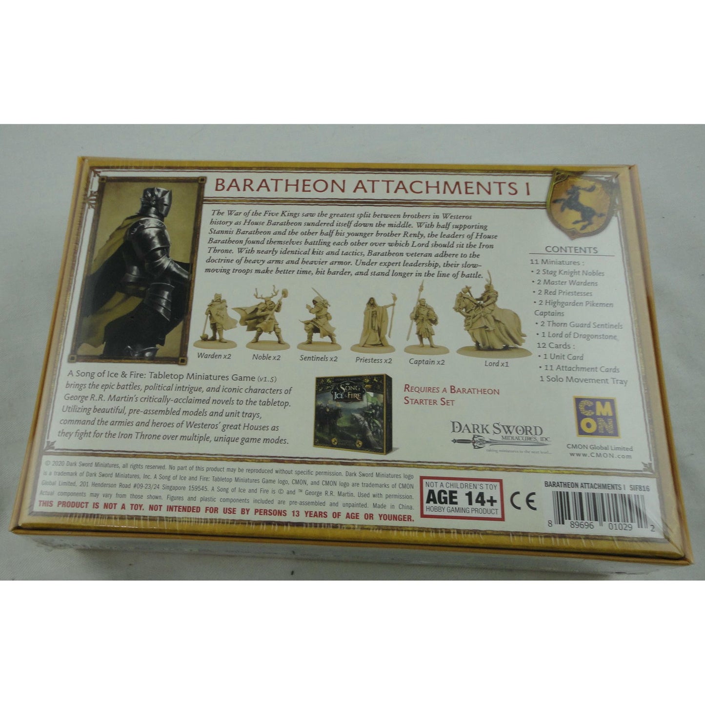 Image of A Song of Fire & Ice Miniatures Game: Baratheon Attachments I Expansion SIF816