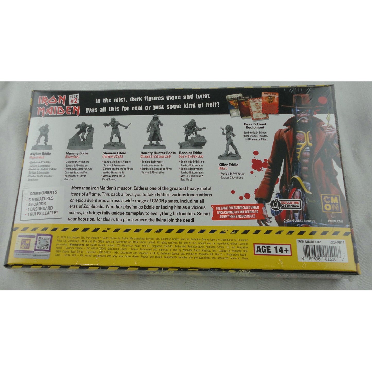 Image of Zombicide 2nd Ed Iron Maiden Survivor Pack #2 COLZCD-PR14