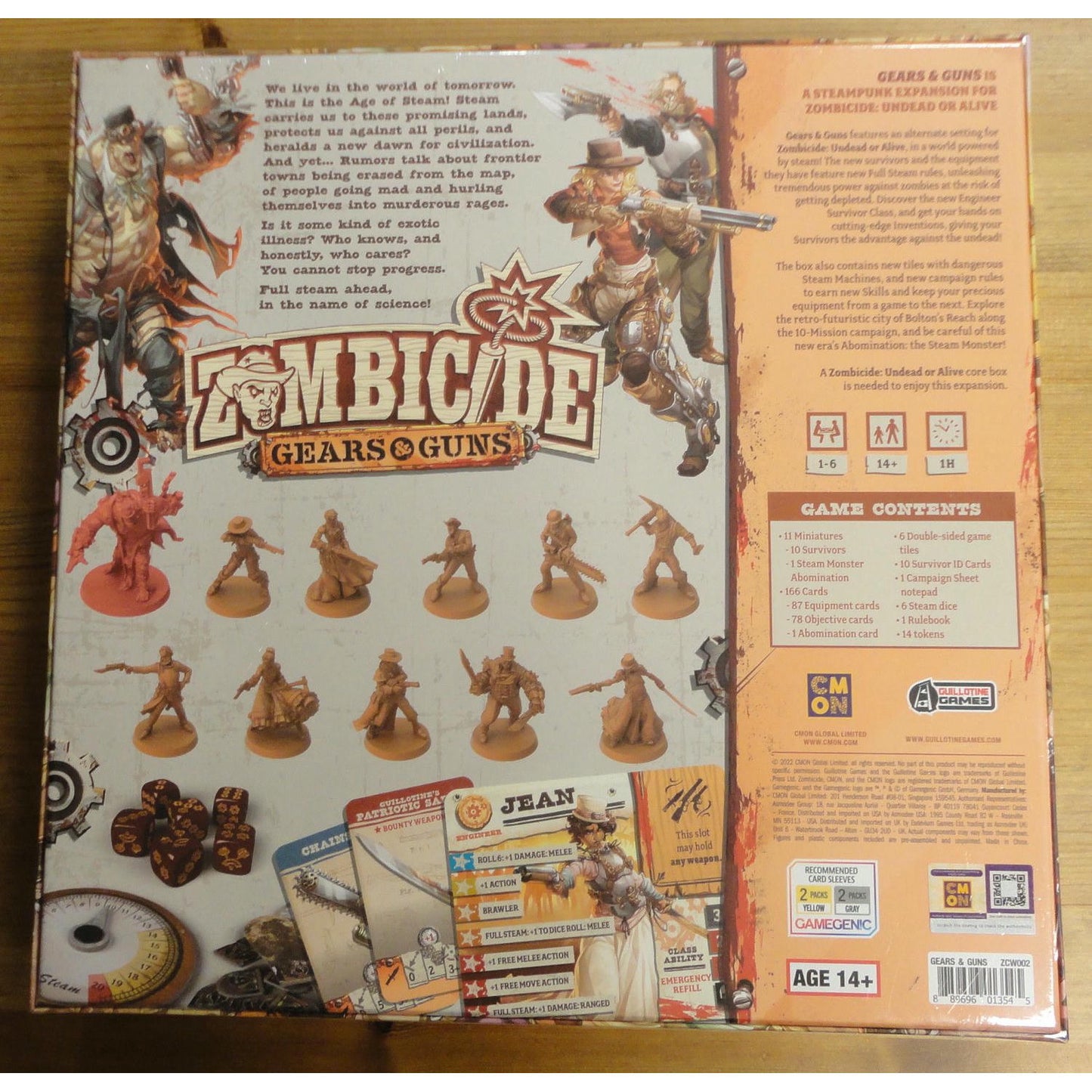 Image of Zombicide: Undead or Alive Gears & Guns Campaign Expansion by CMON COLZCW002