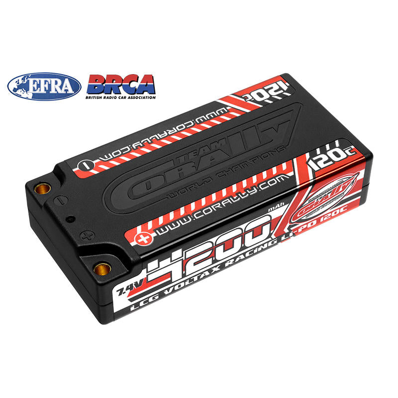 Image of Voltax 120C LiPo Battery 4200Mah 7.4V LCG Shorty 2S