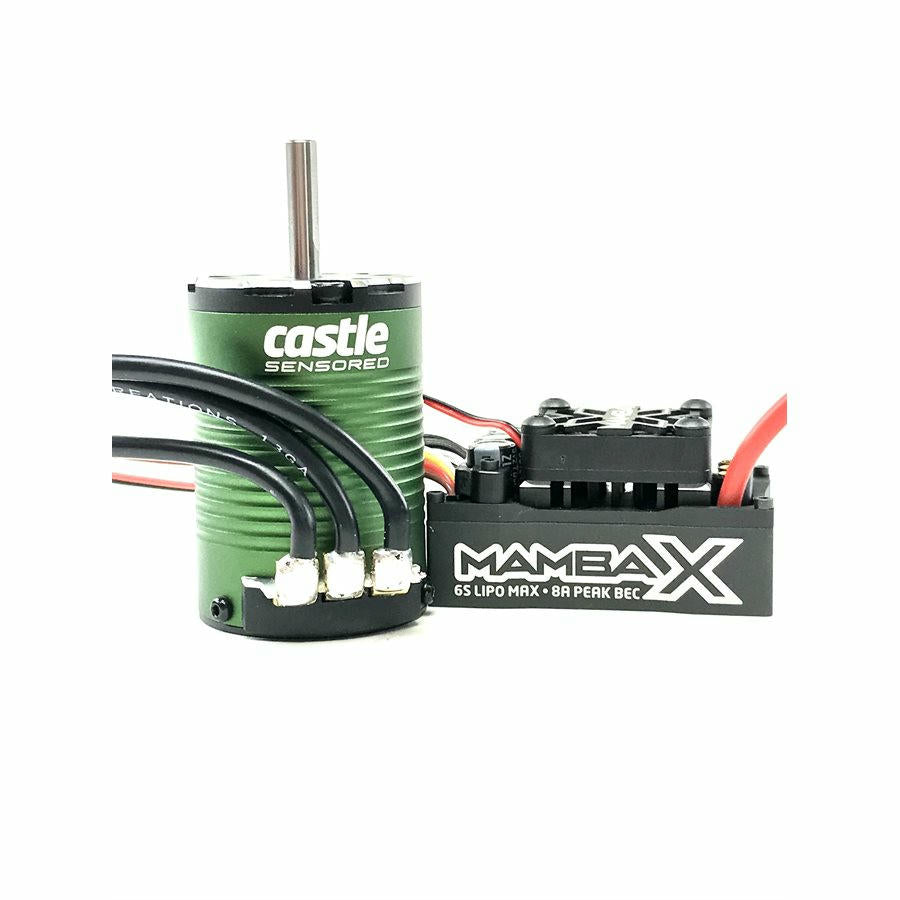 Image of Castle Creations Mamba X SCT ESC / 1410-3800kV 5mm Shaft Brushless Motor Combo
