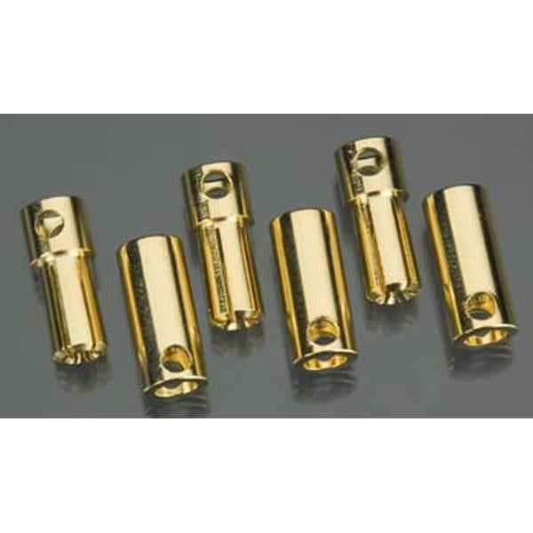 Image of Castle Creations 5.5mm Bullet Connectors 13G/10G 150A (3 Sets) CSECCBUL553