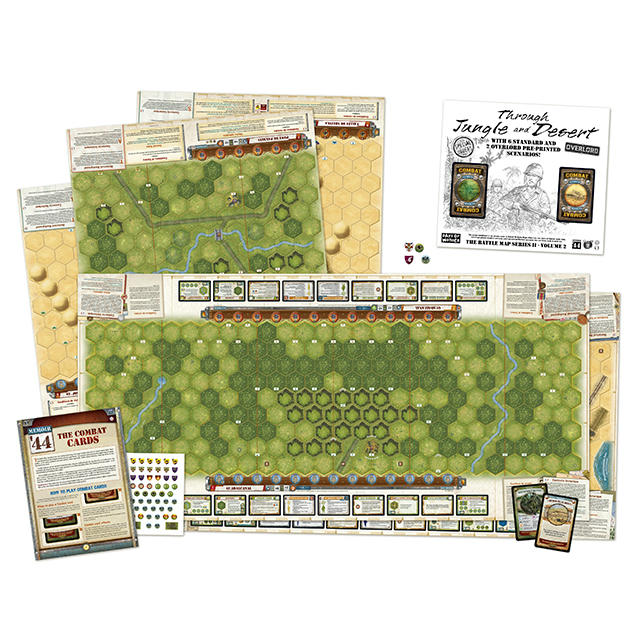 Image of Memoir '44 Through Jungle and Desert Scenario Set Battle Map Series II, Vol 2