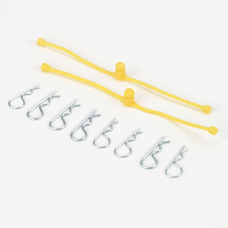 Body Klip Retainers Yellow (2pc)