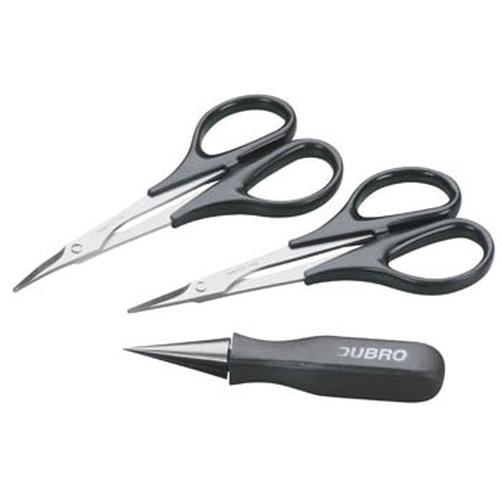 Image of Du-Bro Body Reamer & Straight/Curved Lexan Scissor Set