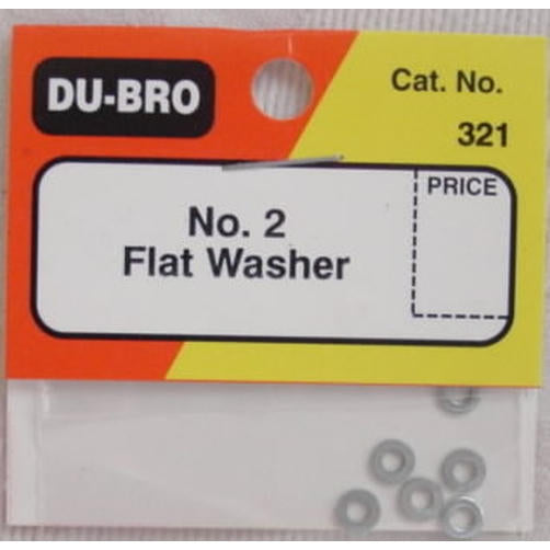 Image of DuBro No. 2 Flat Washers (8 pieces)