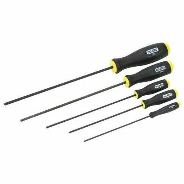 Image of Du-Bro Ball Hex Wrench Set 5/64, 3/32, 7/64, 9/64, and 5/32 DUB447