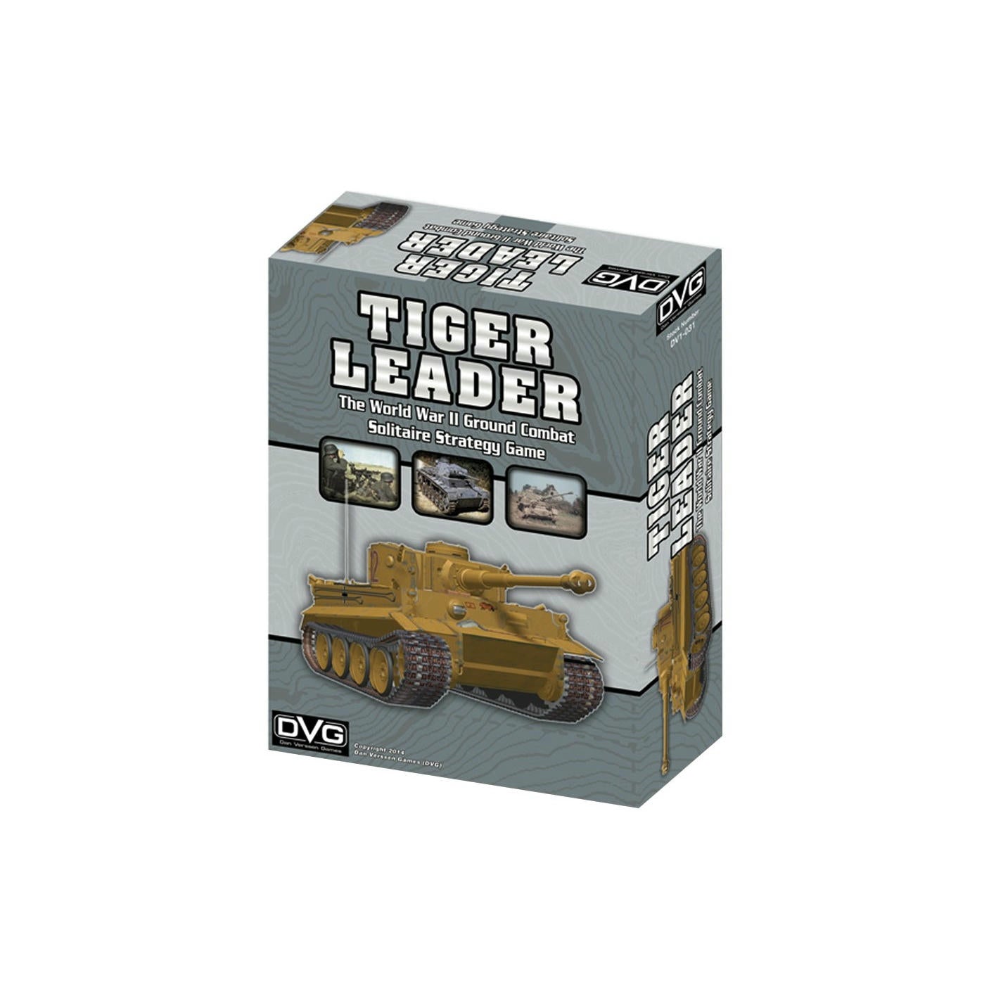 Image of Tiger Leader Solitaire WWII Ground Combat Strategy Game Dan Verssen Games DV1031