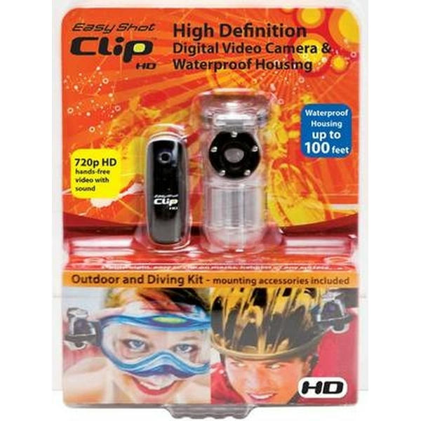 Image of Easy Shot Clip Digital Video Camera &Waterproof Housing