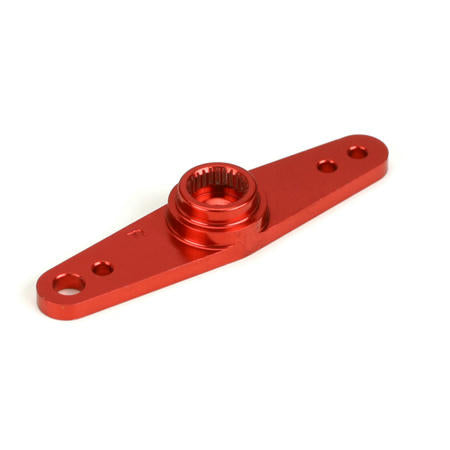 Image of Dynamite Double Arm Red Alloy Servo Arm 23T JR/Airtronics/KO DYN2540