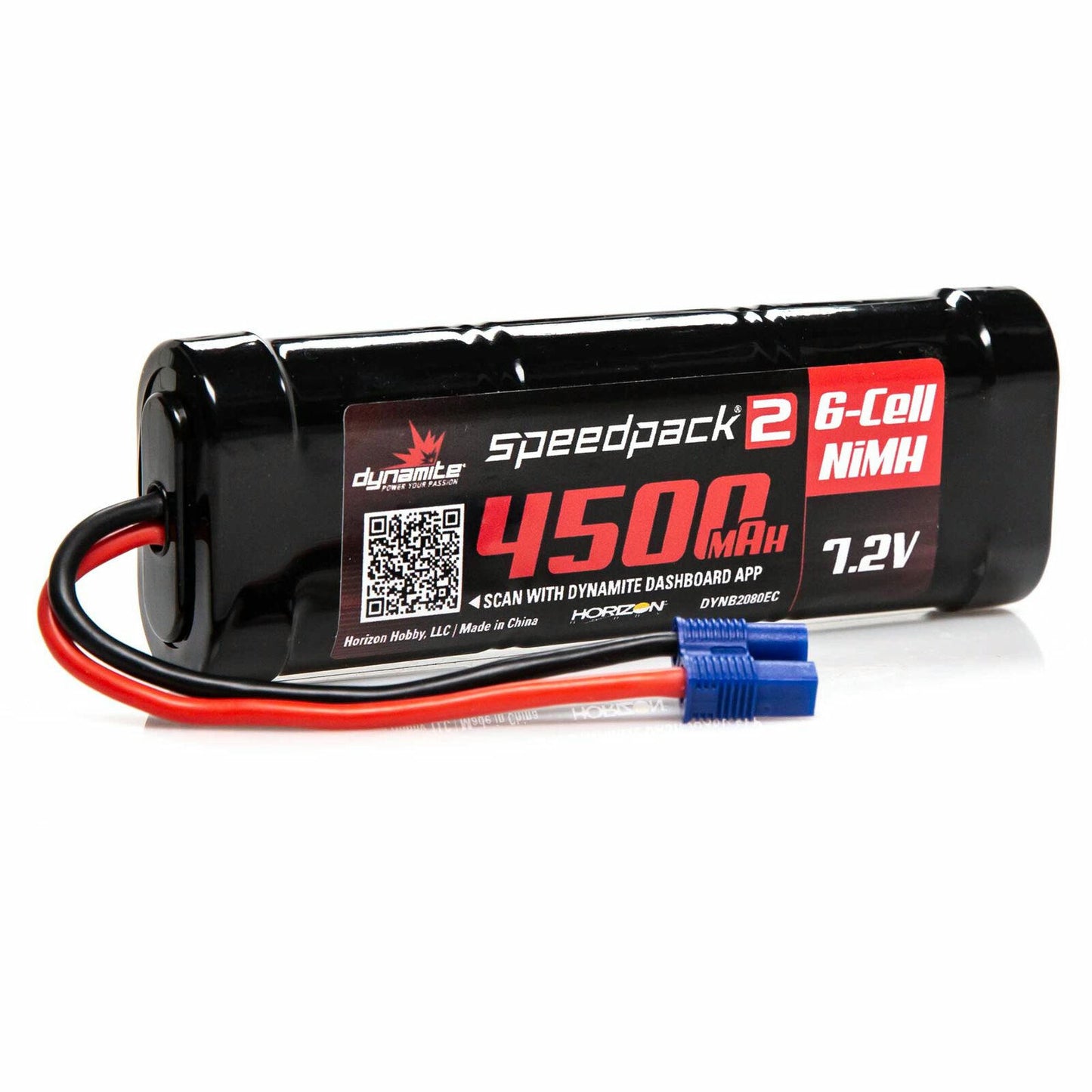 Image of Dynamite Speedpack 2 7.2V NiMH 4500mah Stick Battery w/EC3 DYNB2080EC