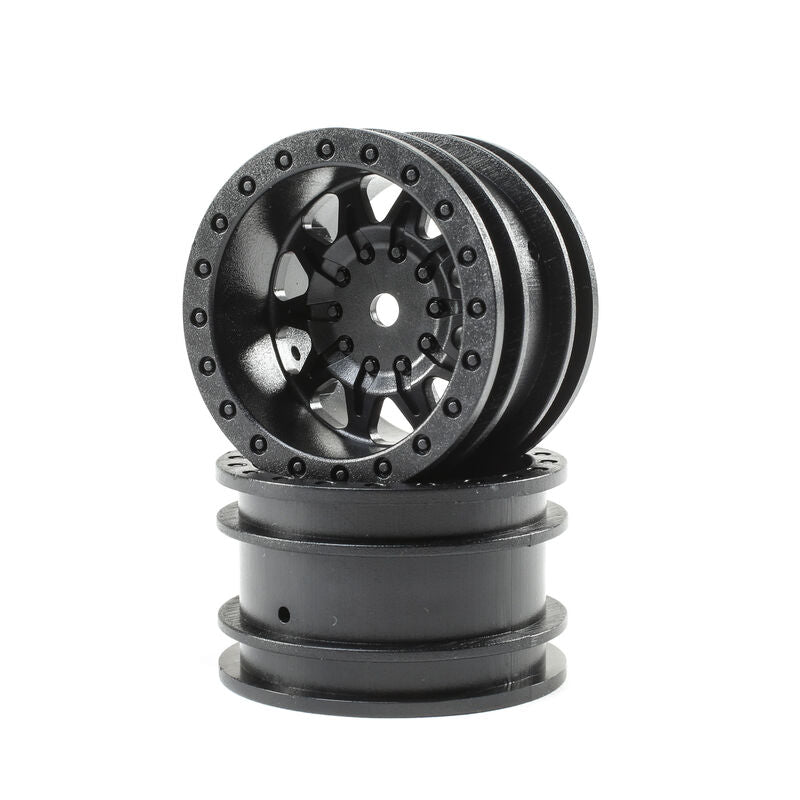 '+1.55 Wheel, Black (2): Barrage