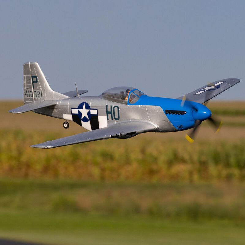 P-51D Mustang 1.2m with Smart BNF Basic-