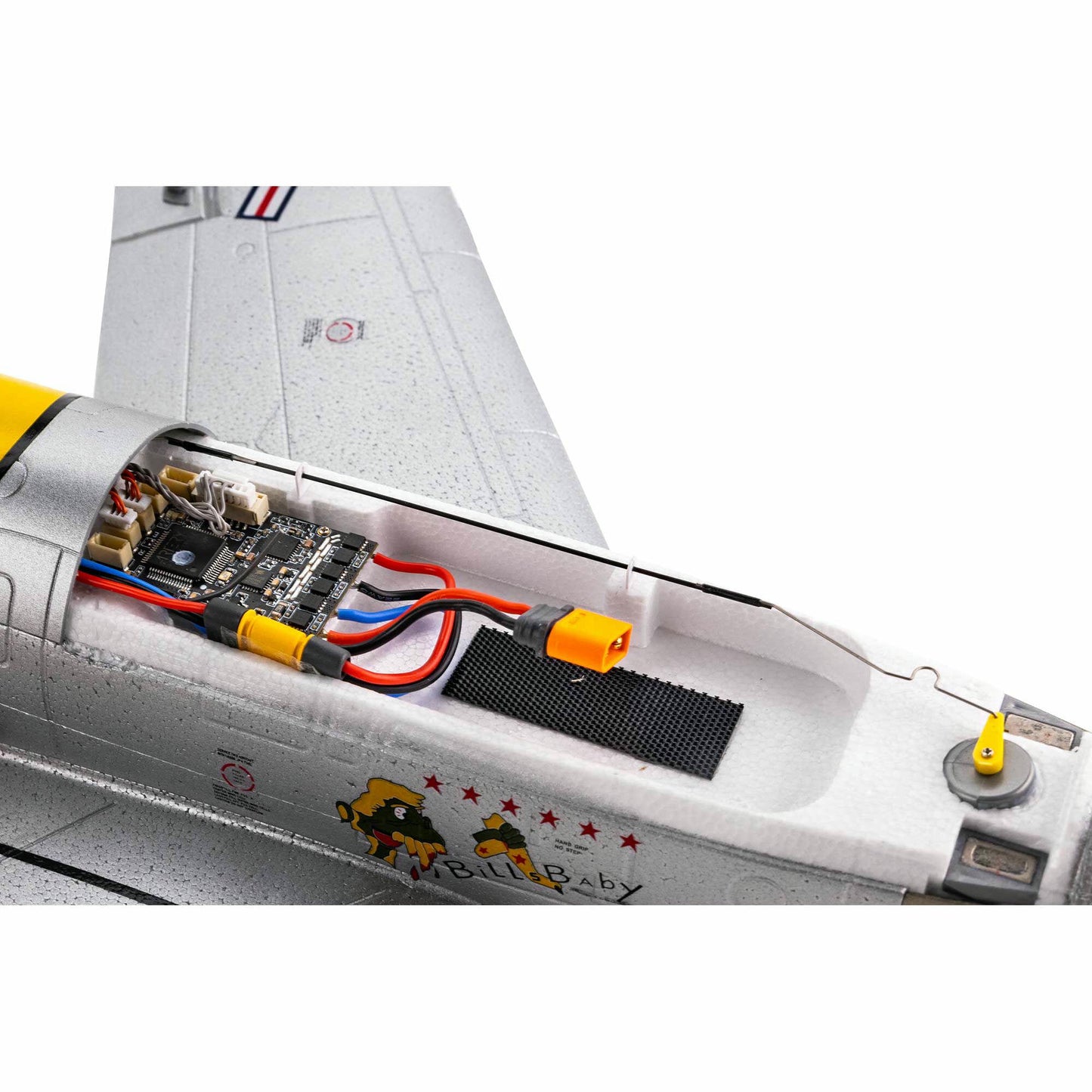 Image of UMX F-86 Sabre 30mm EDF Jet BNF Basic RC Airplane with AS3X and SAFE Select