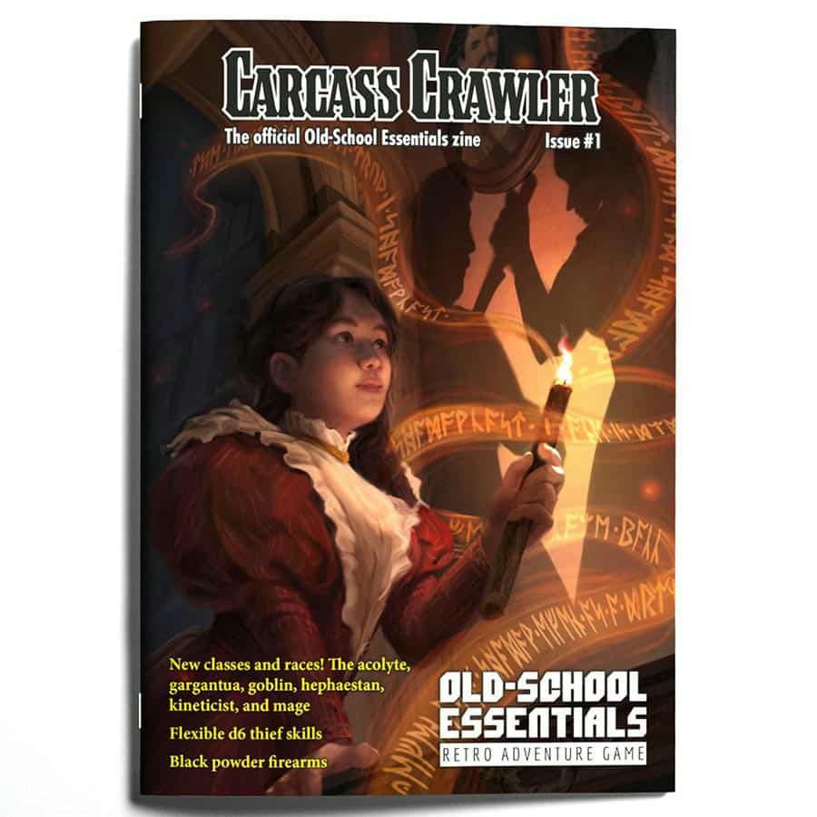 Image of Old School Essentials RPG: Carcass Crawler Magazine Issue #1 EFPNGCC01