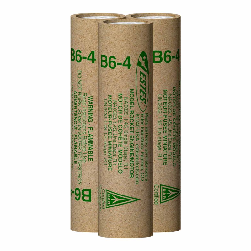 B6-4 Model Rocket Engines (3pk)..