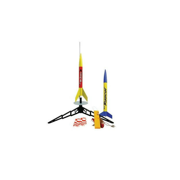 Image of Estes Rascal & HiJinks Model Rocket Set Skill Level RTF - Ready to Fly EST1499
