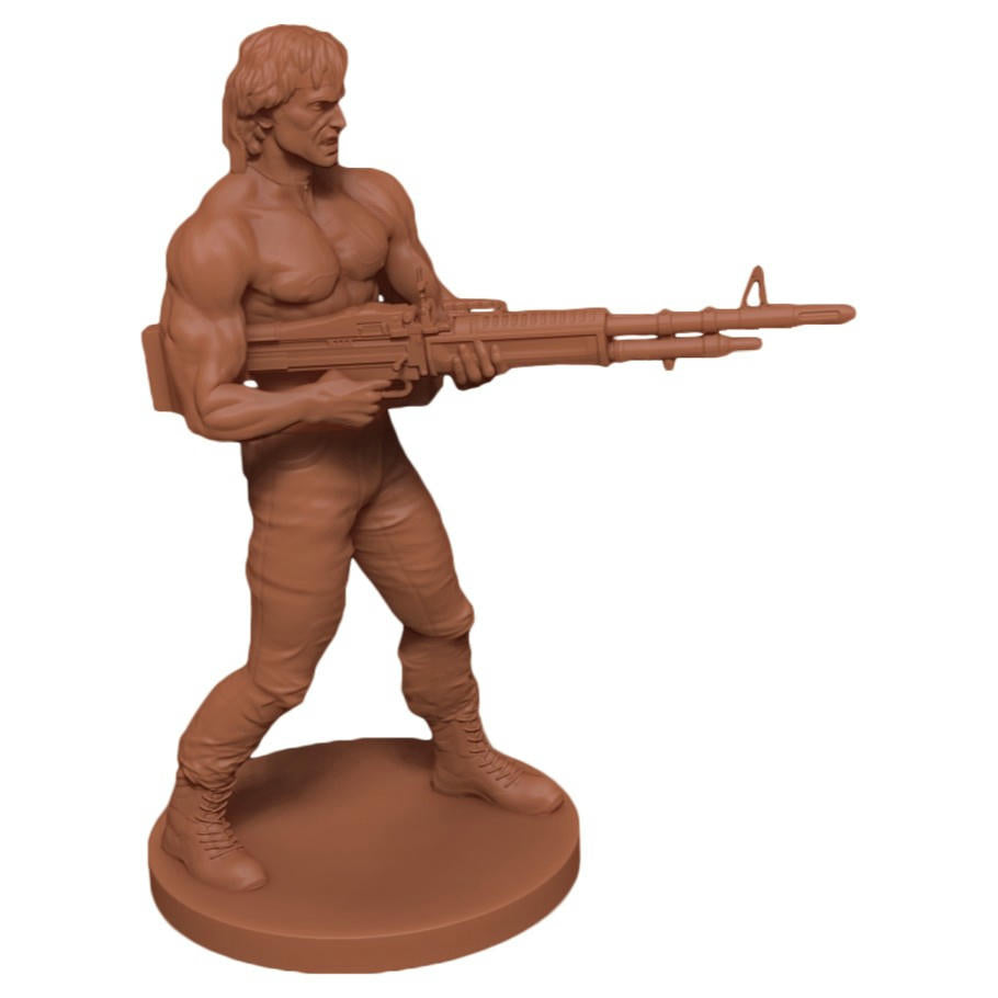 Image of Everyday Heroes Roleplaying Game RPG Rambo Miniature Evil Genius EVL09001