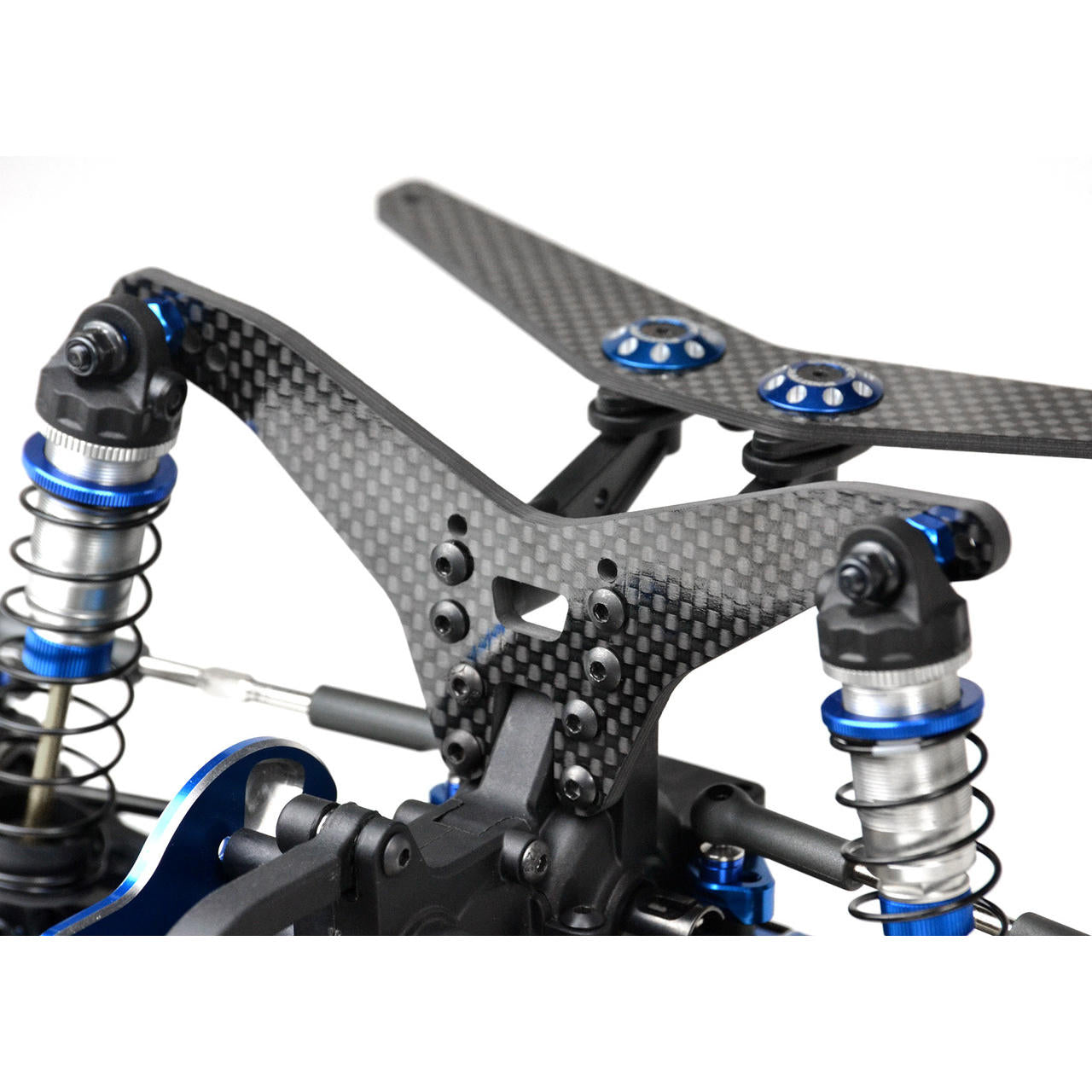 Image of B6 Rear Drag Tower, 4mm Carbon Fiber For Laydown/Layback