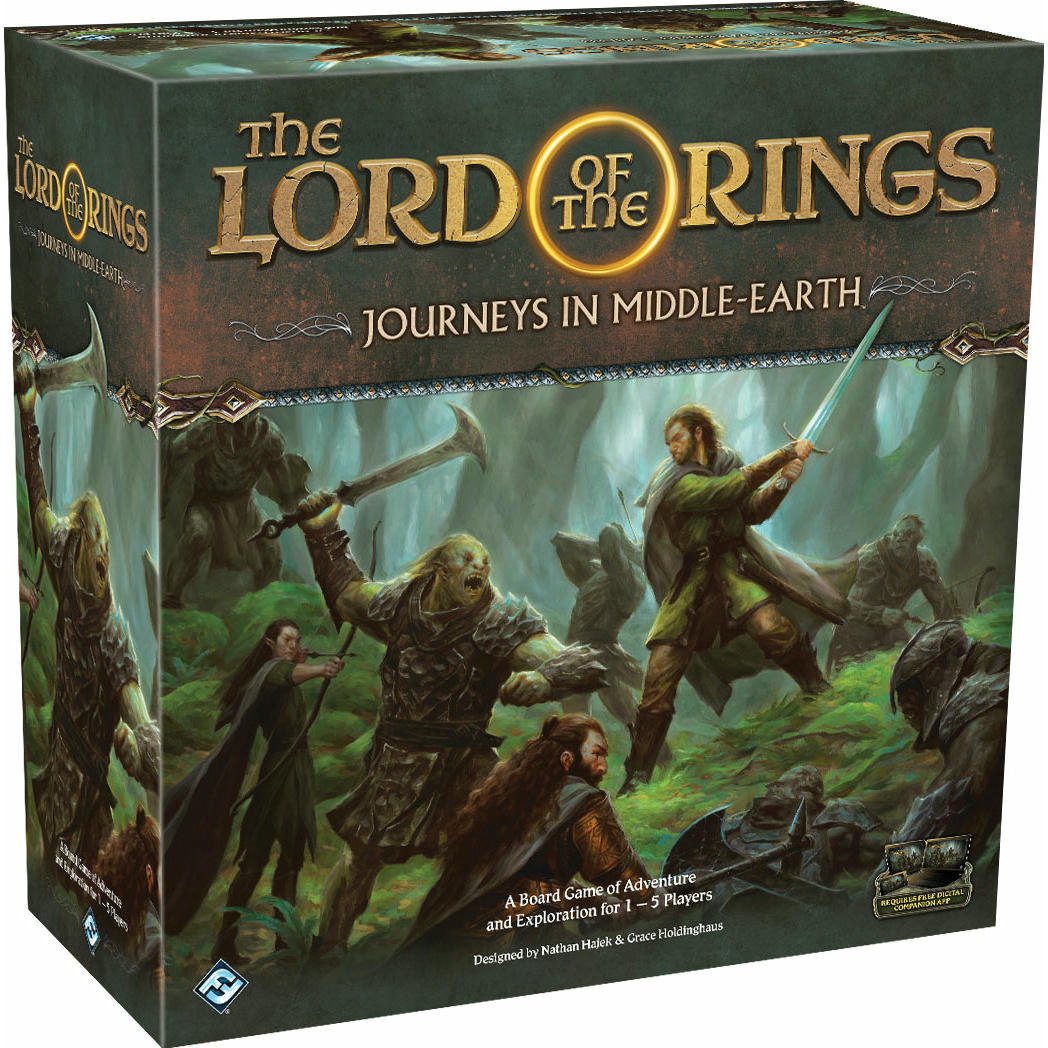 Image of Lord of the Rings: Journeys in Middle Earth Board Game FFGJME01