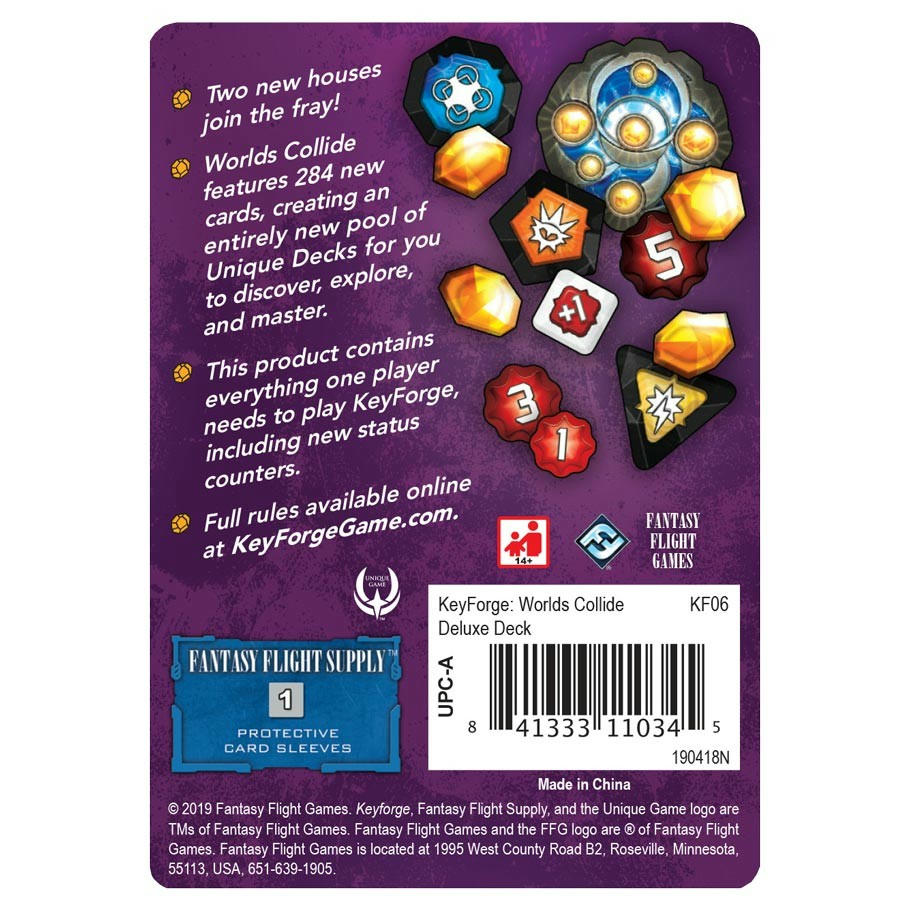 Image of Keyforge Card Game: Worlds Collide Deluxe Archon Deck by Richard Garfield KF06