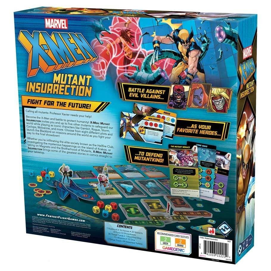Image of Marvel X-Men Mutant Insurrection Board Game Fantasy Flight Games FFGMI01EN