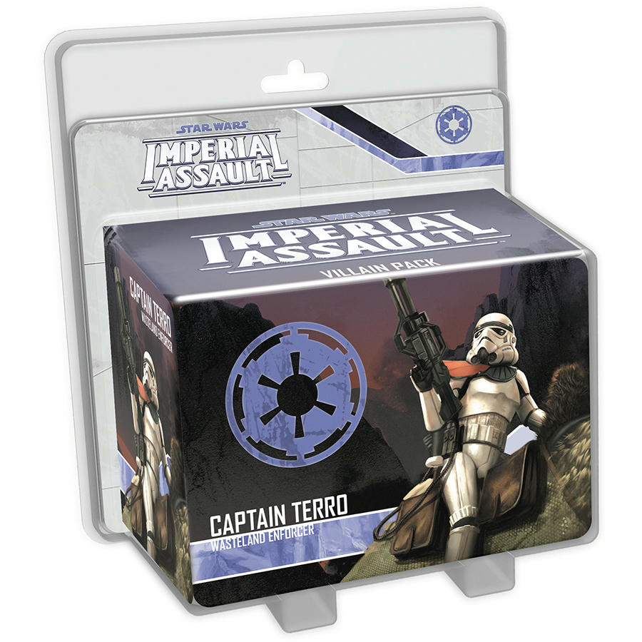 Image of Star Wars Imperial Assault Captain Terro Wasteland Enforcer Villain Pack SWI35