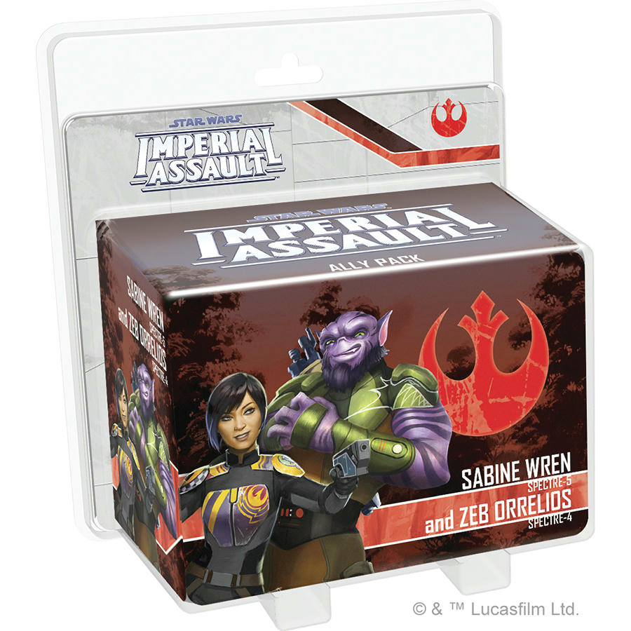Image of Star Wars Imperial Assault: Sabine Wren / Zeb Orrelios Ally Pack FFGSWI56