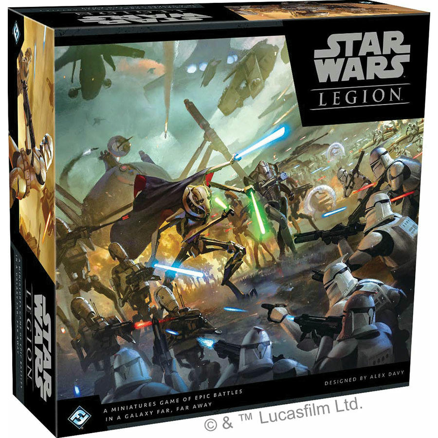 Image of Star Wars Legion Clone Wars Miniatures Game Core Set Fantasy Flight FFGSWL44