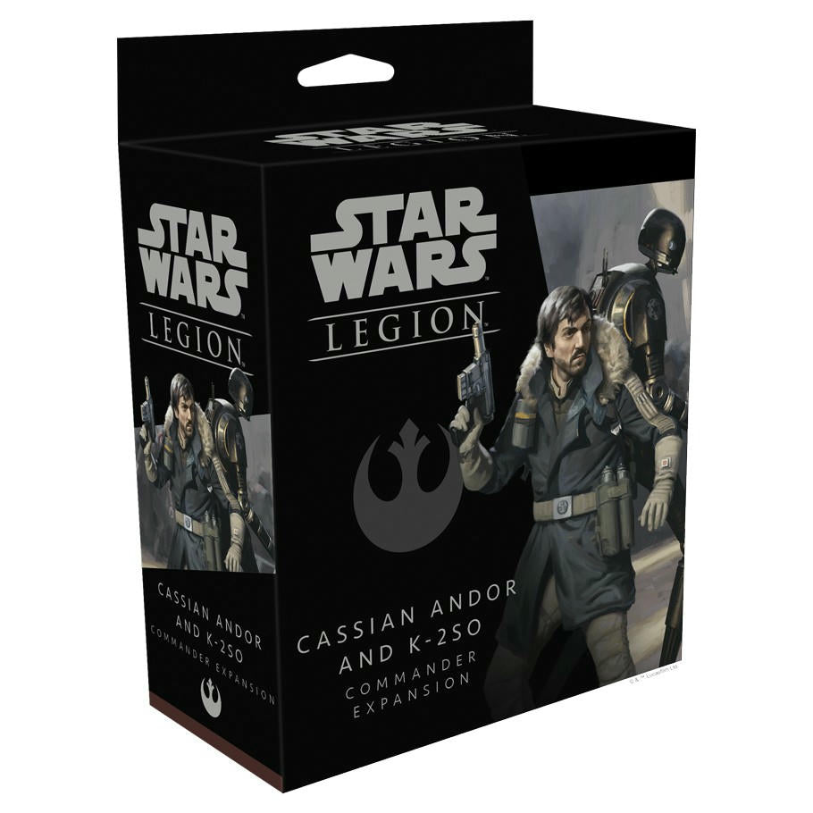 Image of Star Wars Legion Miniatures game: Cassian Andor & K2-SO Commander FFGSWL59