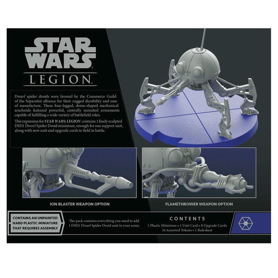 Image of Star Wars Legion Dwarf Spider Droid Unit Expansion SWL88EN Fantasy Flight