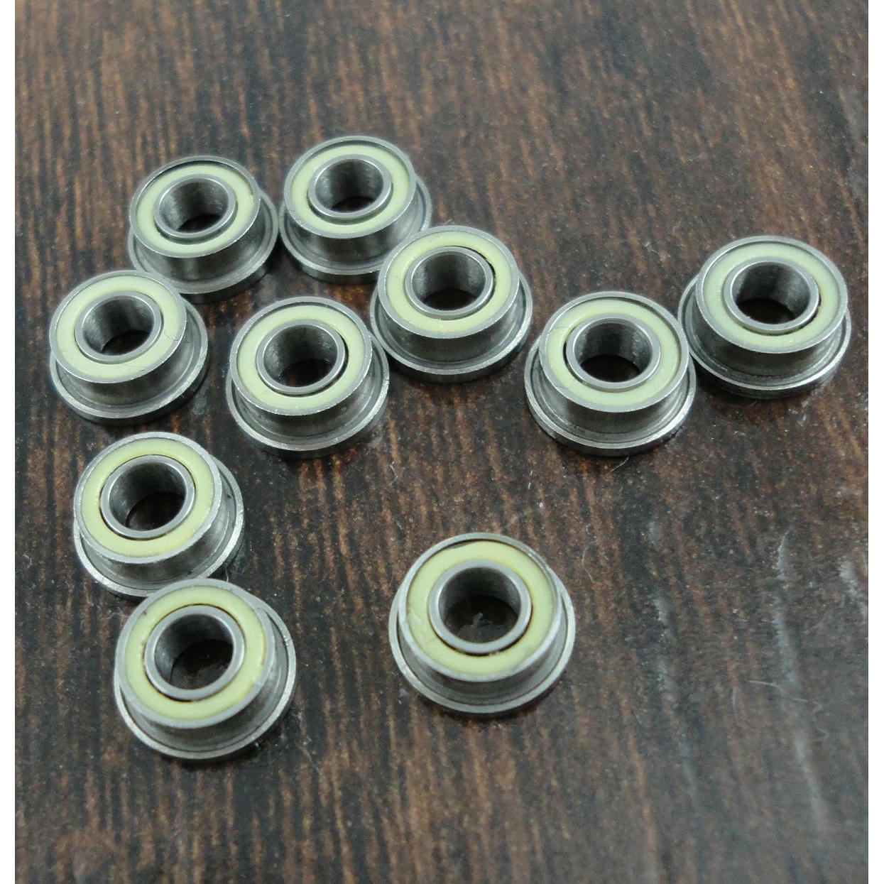 Image of 1/8x1/4x7/64 FLANGED PolyAmide Sealed Bearing FR144LL (10-Pack)