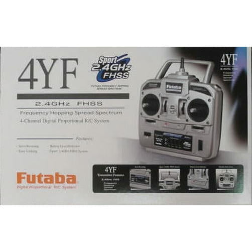 Futaba 4YF 4-Channel 2.4GHz FHSS Transmitter with R2004GF Receiver