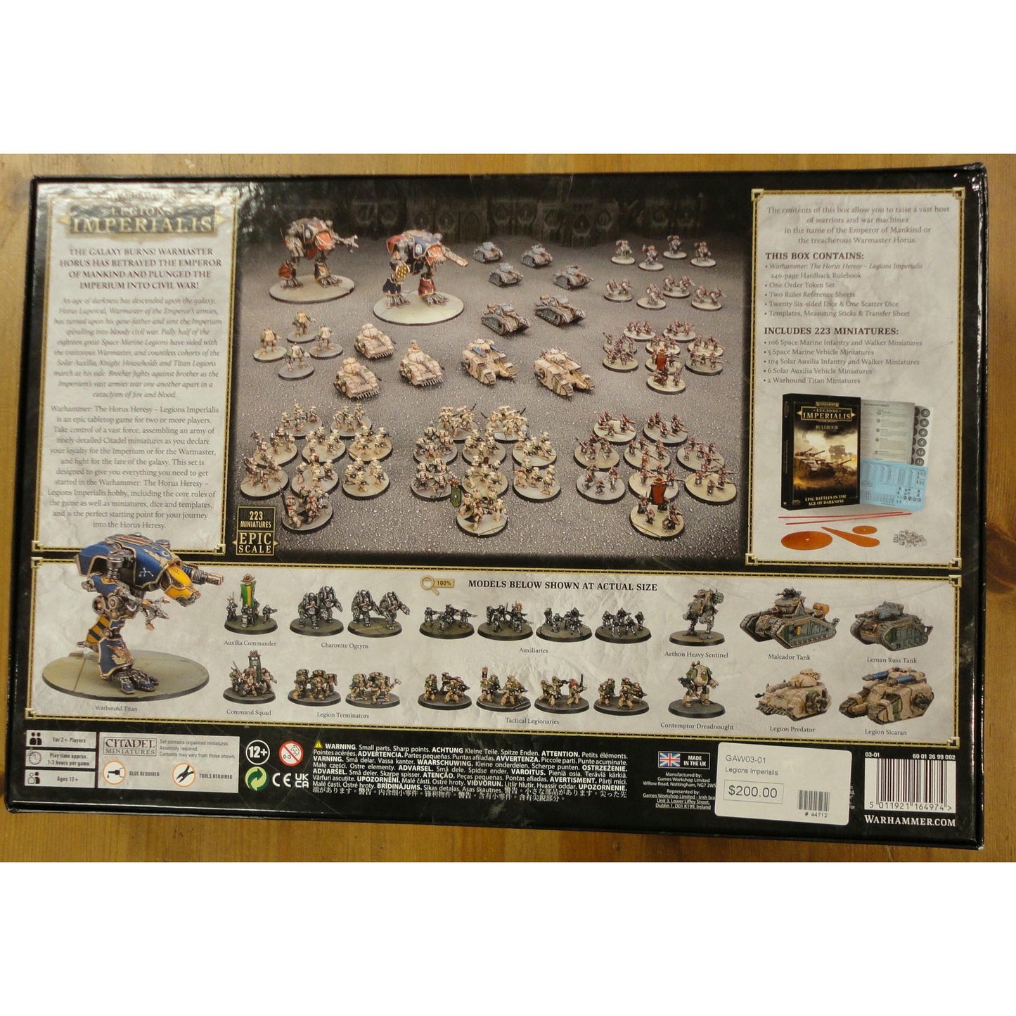 Image of Warhammer The Horus Heresy Legions Imperialis Epic Scale Miniatures Game 03-01