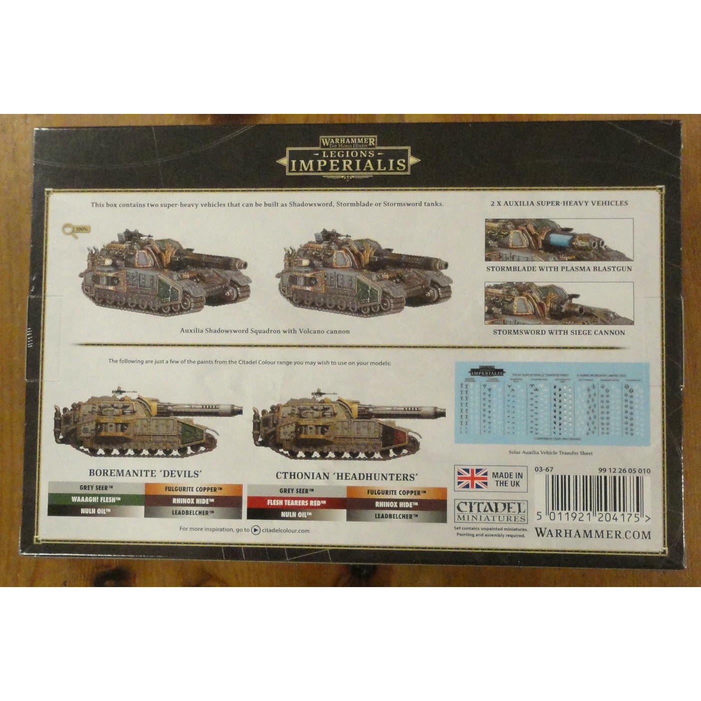 Image of Warhammer Legions Imperialis Shadowswords/Stormblades/Stormswords GAW03-67