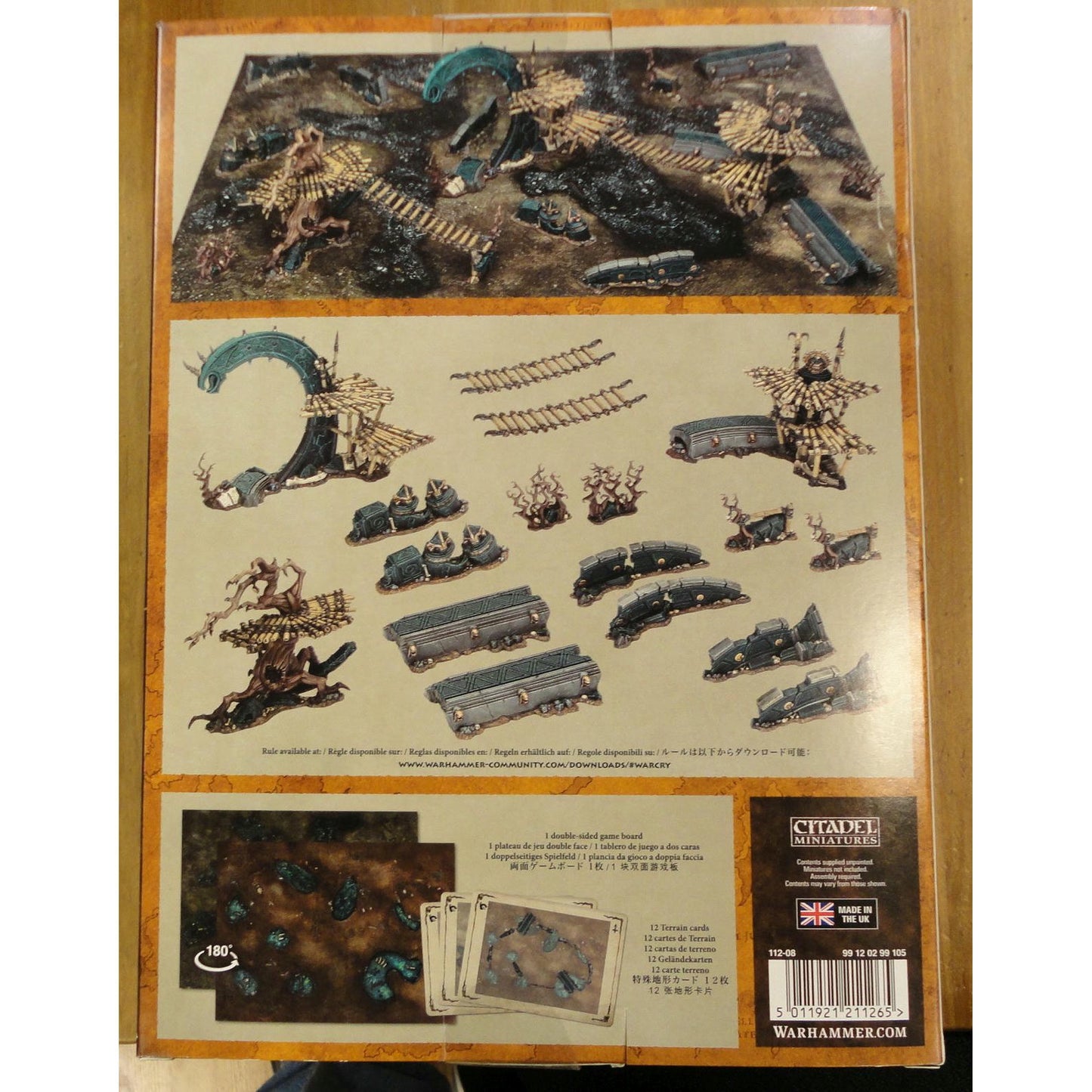 Image of Warhammer Age of Sigmar Warcry Ravaged Lands Scales of Talaxis Terrain Set