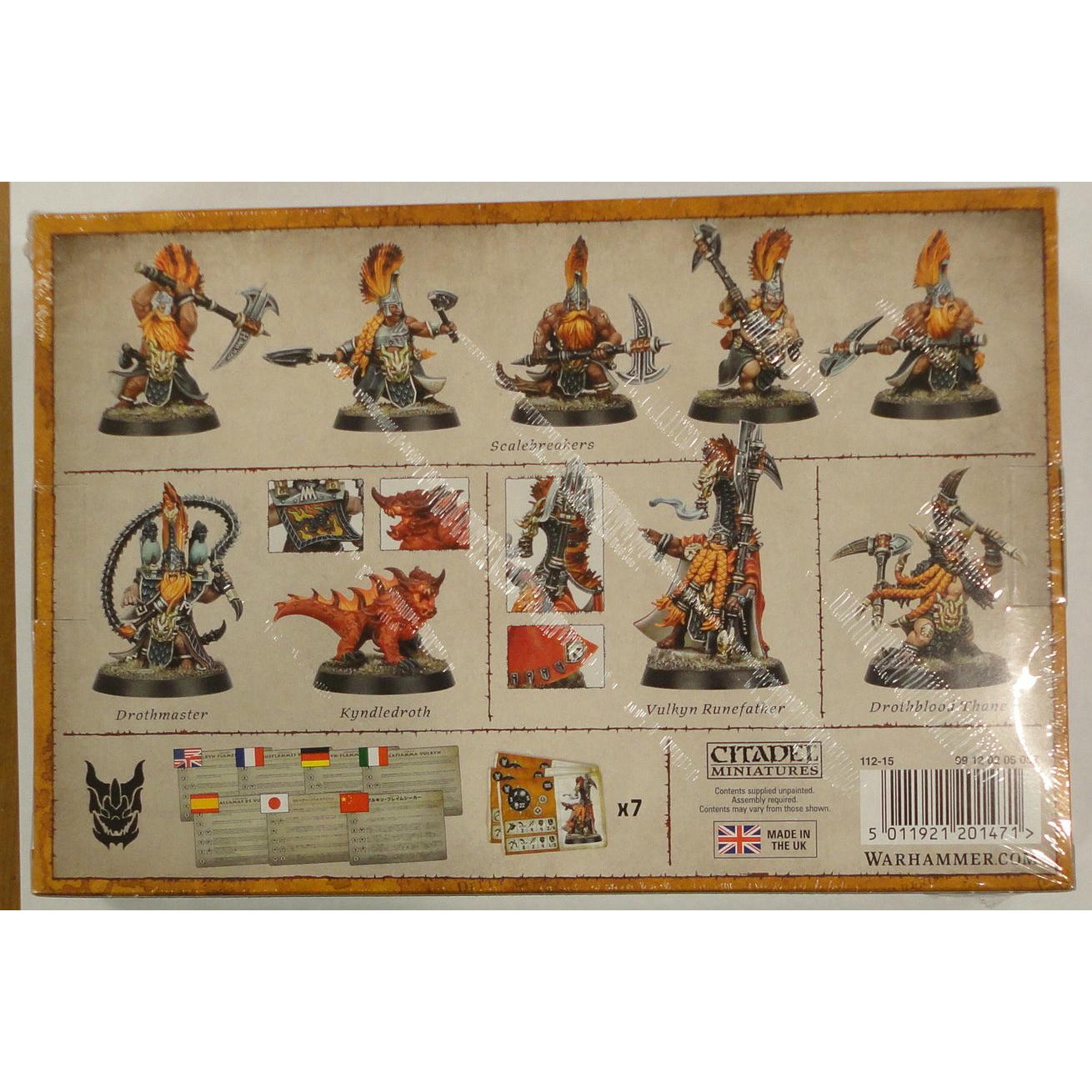 Image of Warhammer Age of Sigmar Warcry Vulkyn Flameseekers GAW112-15